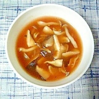 ☆しめじ椎茸のケチャップスープ☆